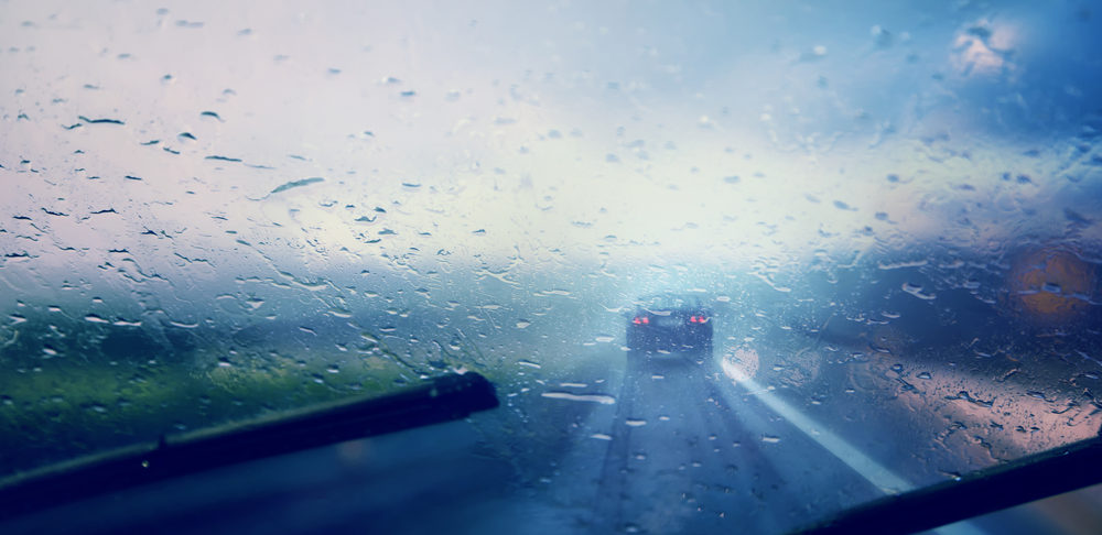 Conduire sous la pluie