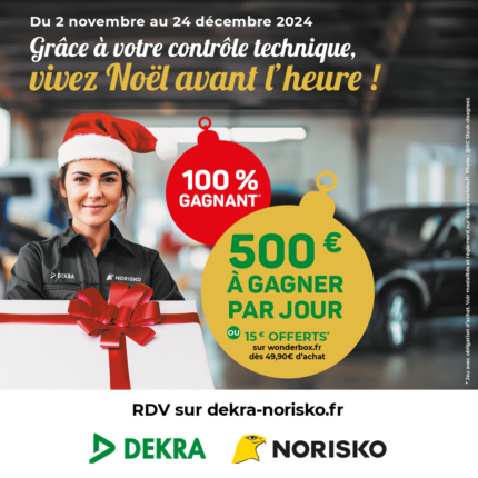 Affiche promotionnelle du Jeu DEKRA et NORISKO 2024